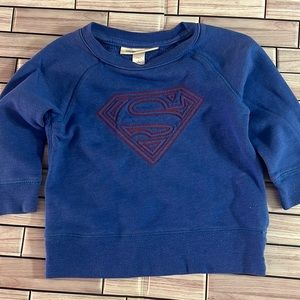 Kids Superman Crew Neck Sweatshirt
